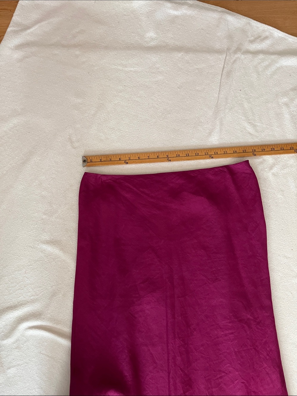 Brooks Brothers Deep Magenta A-Line Midi Skirt - Picture 9 of 9